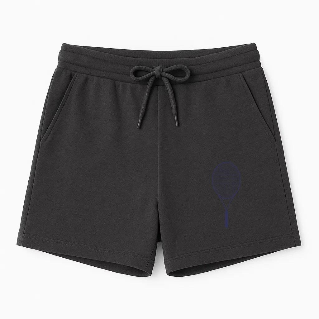 Black Tennis Racket Short