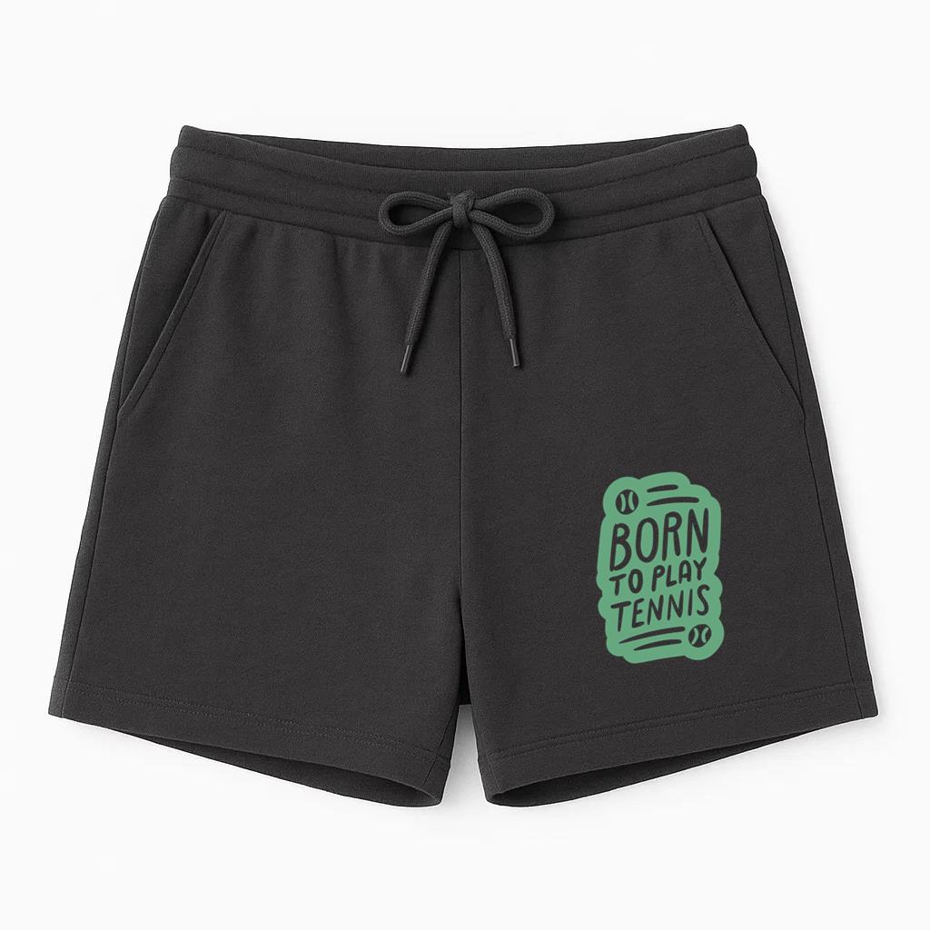 Born To Play Tennis Sticker Short