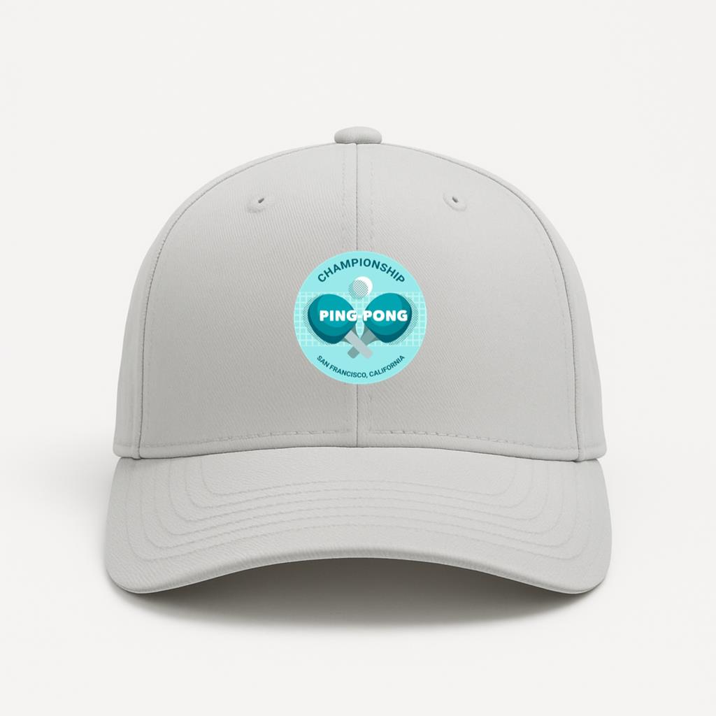 Design Confident Cartoon Style Table Tennis Cap