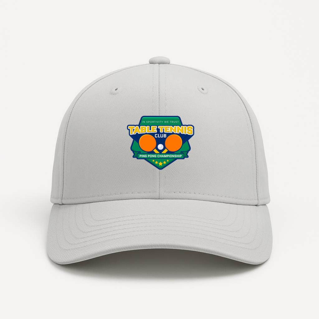 Design Confident Table Tennis Cartoon Style Cap