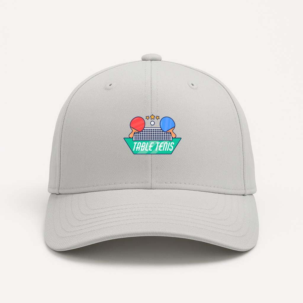 Design Table Tennis Confident Flat Design Cap