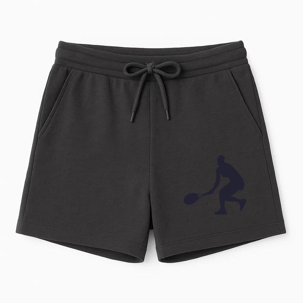 Female Playing Tennis Silhouette Short