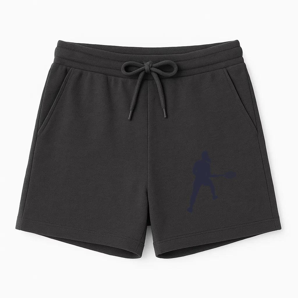 Female Tennis Player Pose Silhouette Short