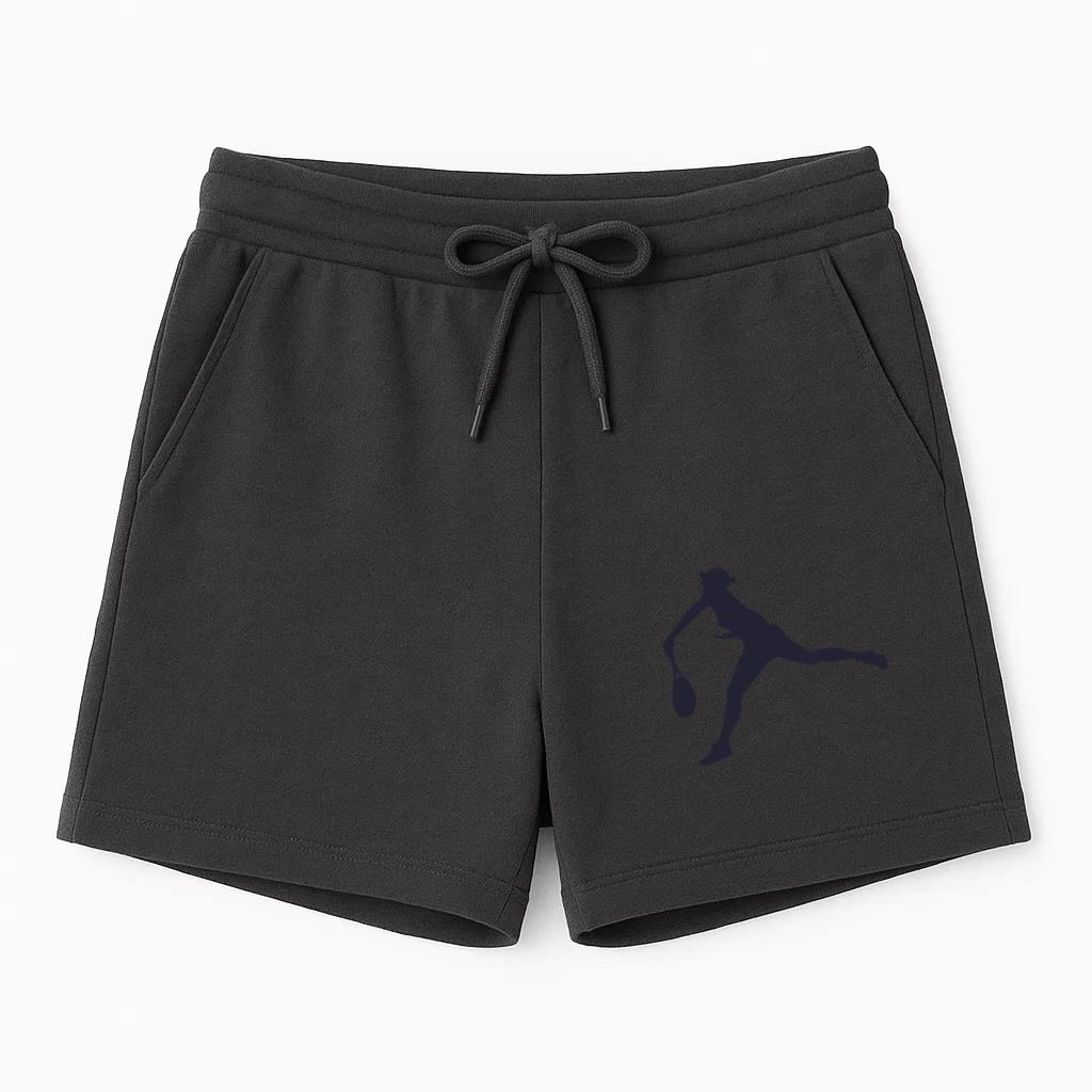 Girl Playing Tennis Silhouette Short