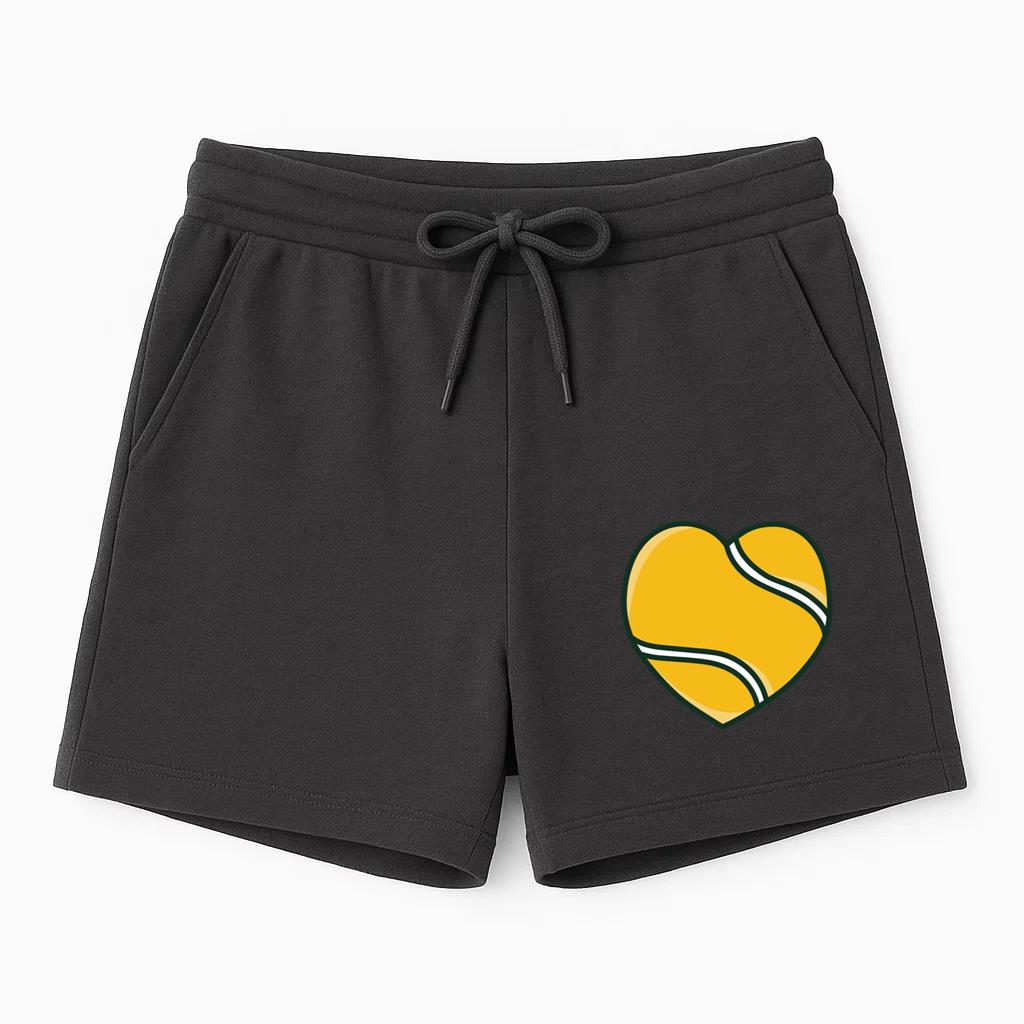 Heart Shaped Tennis Ball Doodle Short