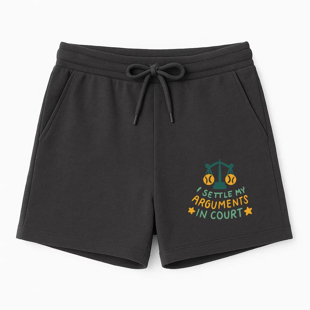 I Settle My Arguments In Court Tennis Quote Short