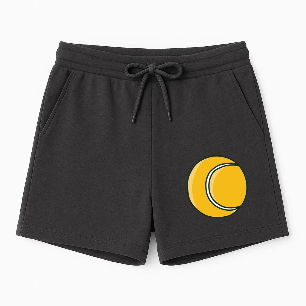 Isolated Yellow Tennis Ball Short