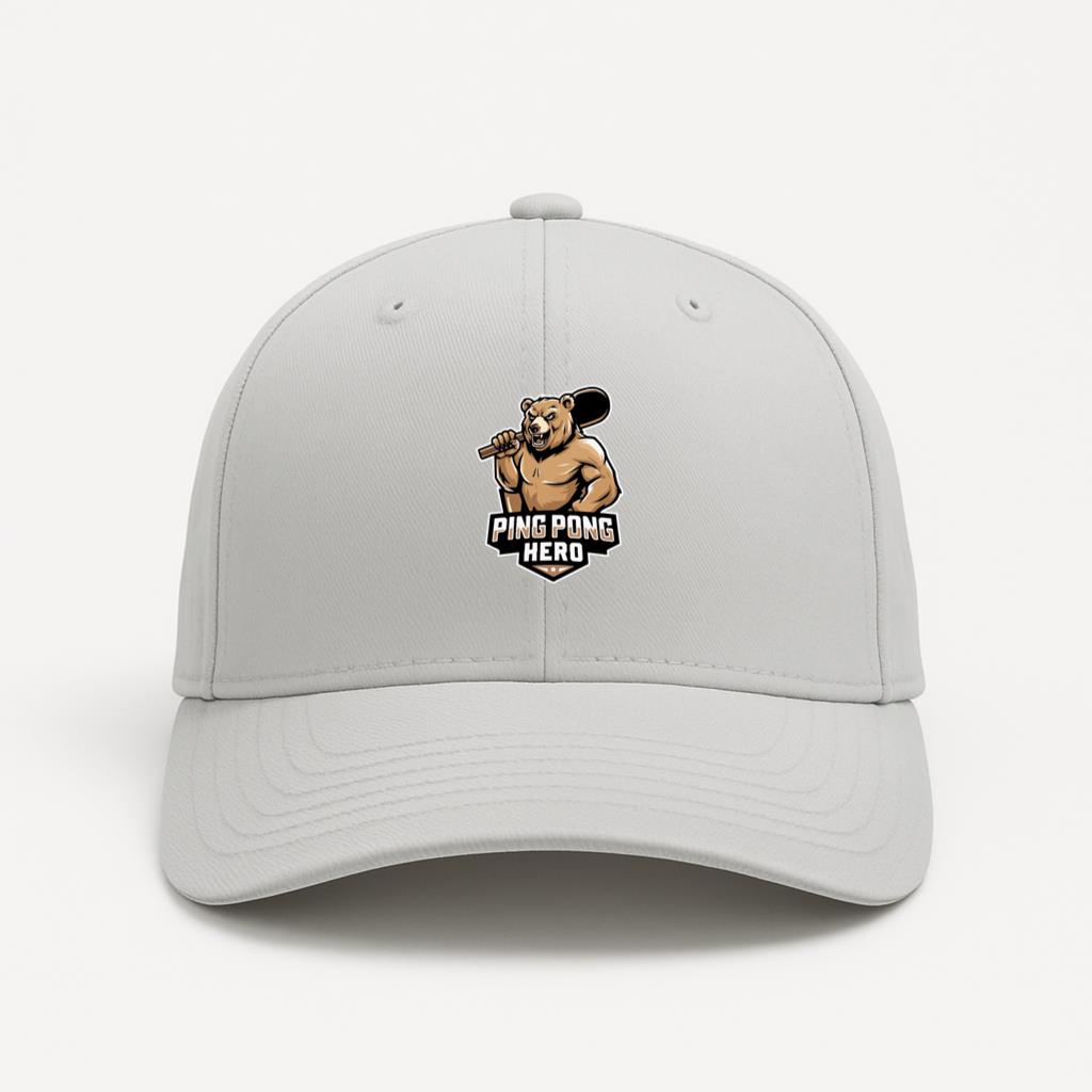 Player Confident Cartoon Style Table Tennis Cap