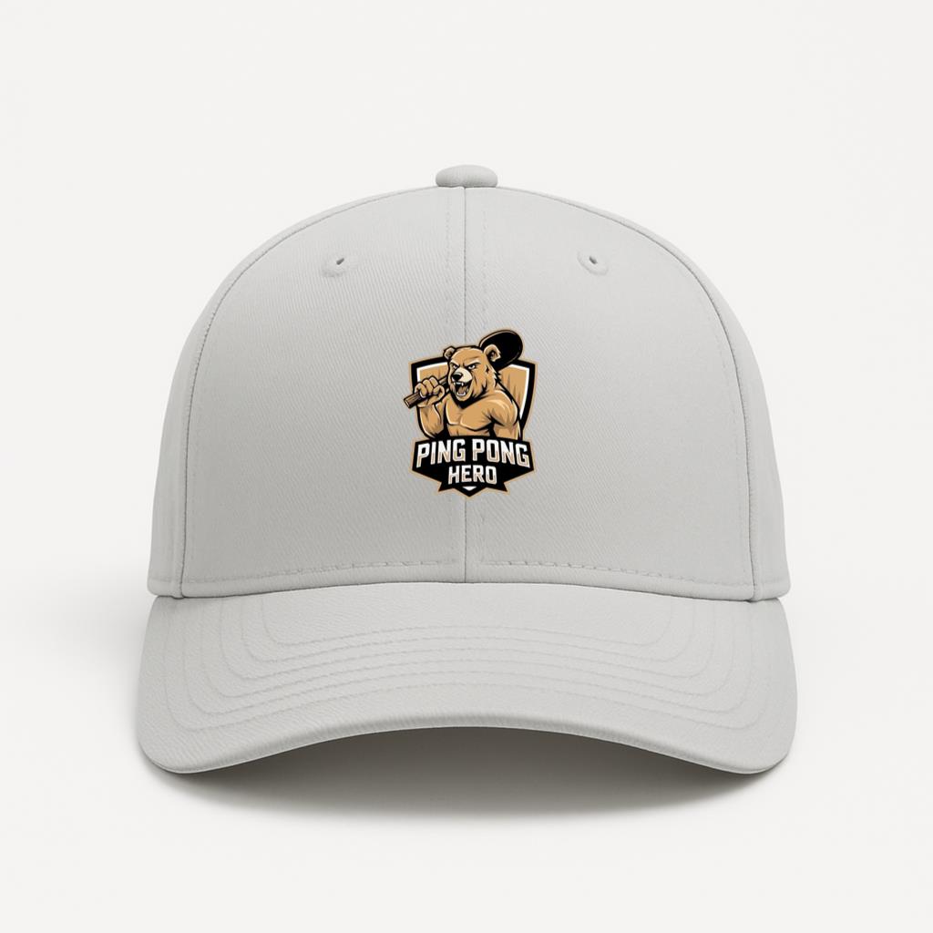 Player Confident Table Tennis Illustration Cap