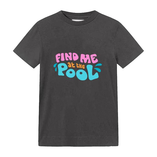 Pool Swimming Retro Quote Pool T-Shirt