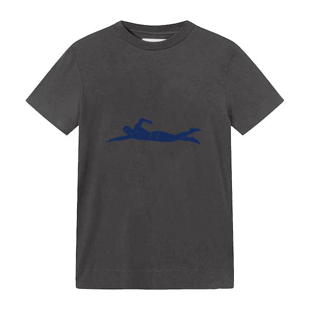 Swimming People Water Silhouette Swimming T-Shirt