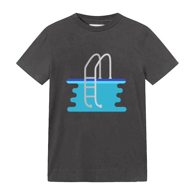 Swimming Pool Ladder Flat Swimming T-Shirt