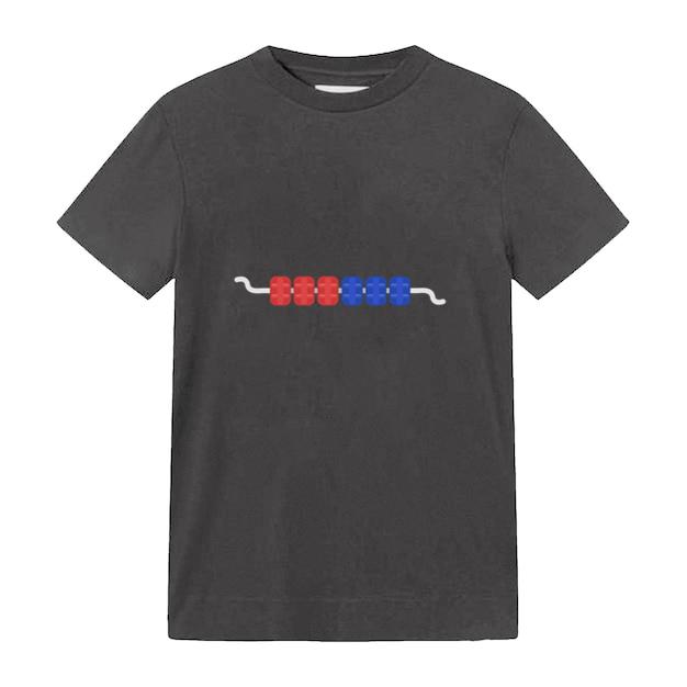 Swimming Pool Racing Lane Line Flat Swimming T-Shirt