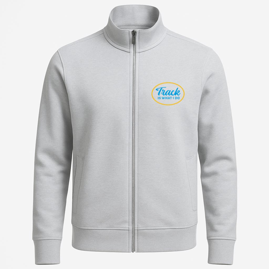 Track Running Lettering Badge Jacket